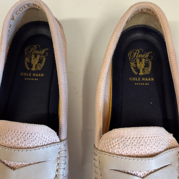 Cole Haan Pinch Penny Pale Pink 
Fabric Upper Women’s Loafer - Picture 3 of 10